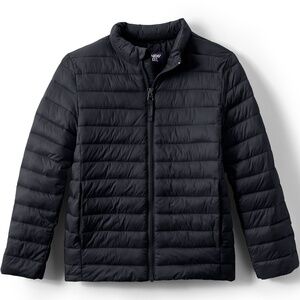 Land's End Kids Black Insulated Jacket Size M (10-12)